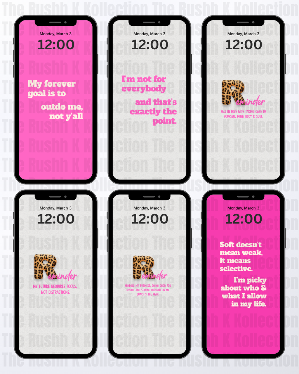 The Pink Soft Life Bundle - Phone Wallpapers (39-Pack)