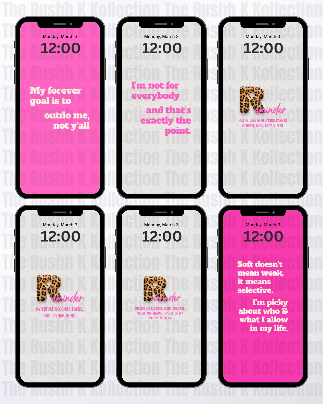The Pink Soft Life Bundle - Phone Wallpapers (39-Pack)