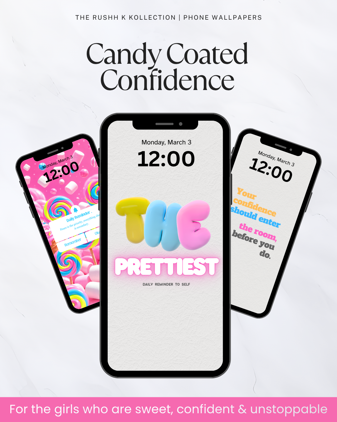 Candy Coated Confidence - Phone Wallpapers (13-Pack)