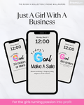 Just A Girl With A Business – Premium Phone Wallpapers (20-Pack)