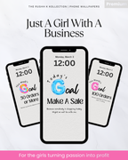 Just A Girl With A Business – Premium Phone Wallpapers (20-Pack)