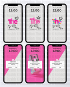 Too Pretty To Be Stressed - Phone Wallpapers (13-Pack)