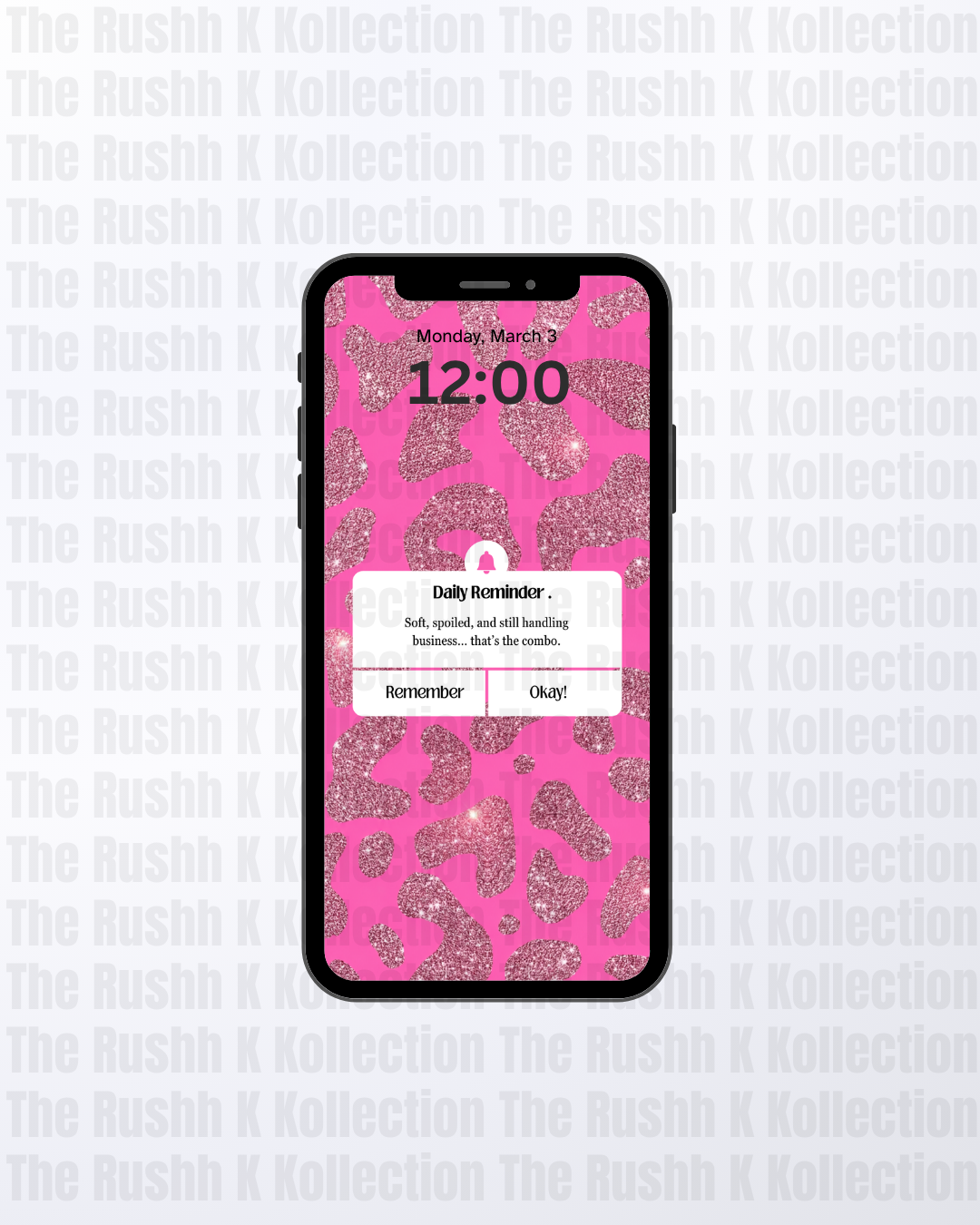 Too Pretty To Be Stressed - Phone Wallpapers (13-Pack)