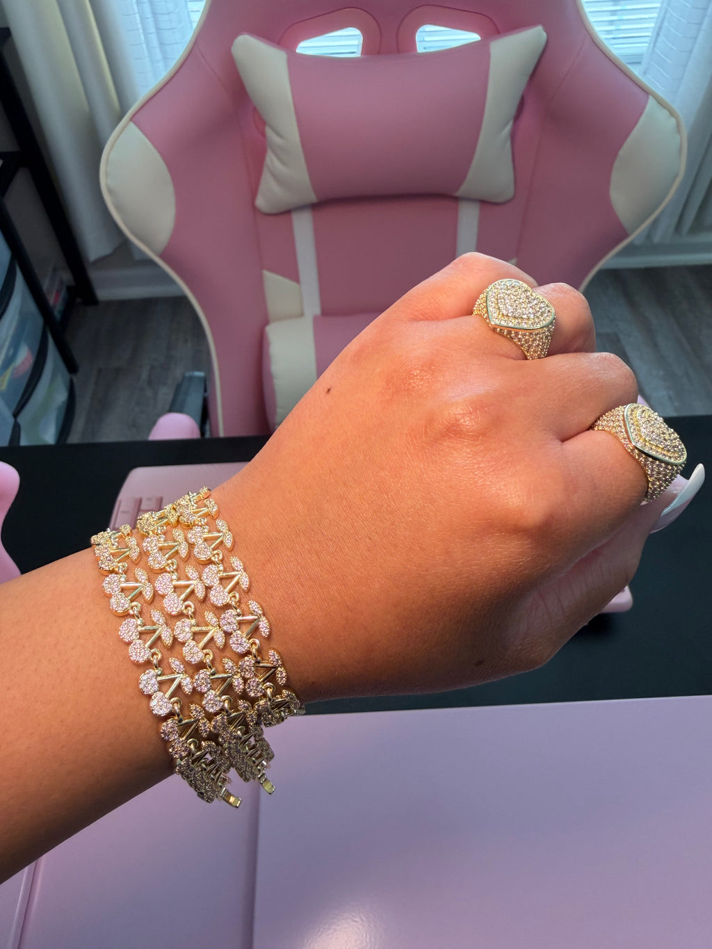 Pink Cherries Bracelet