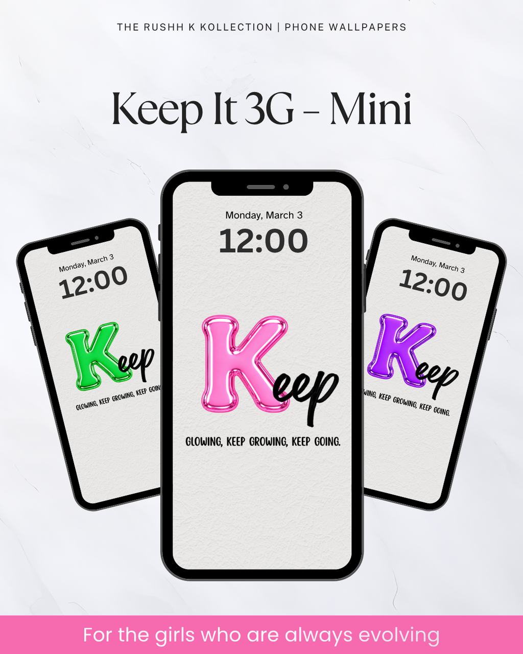 Keep It 3G - Phone Wallpapers Mini (3-Pack)