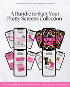 Pretty Screens Starter Kit - Phone Wallpapers (52-Pack)