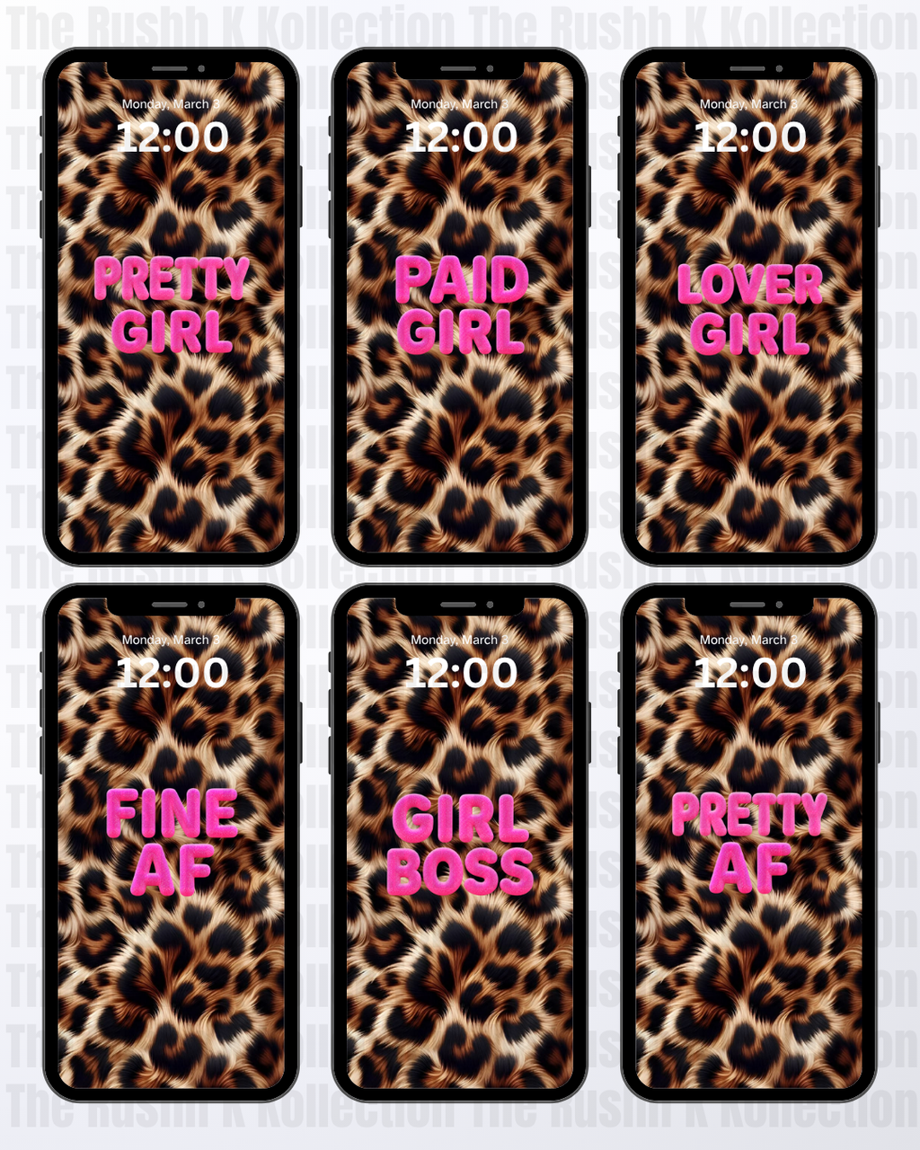 Leopard Luxe - Phone Wallpapers (13-Pack)
