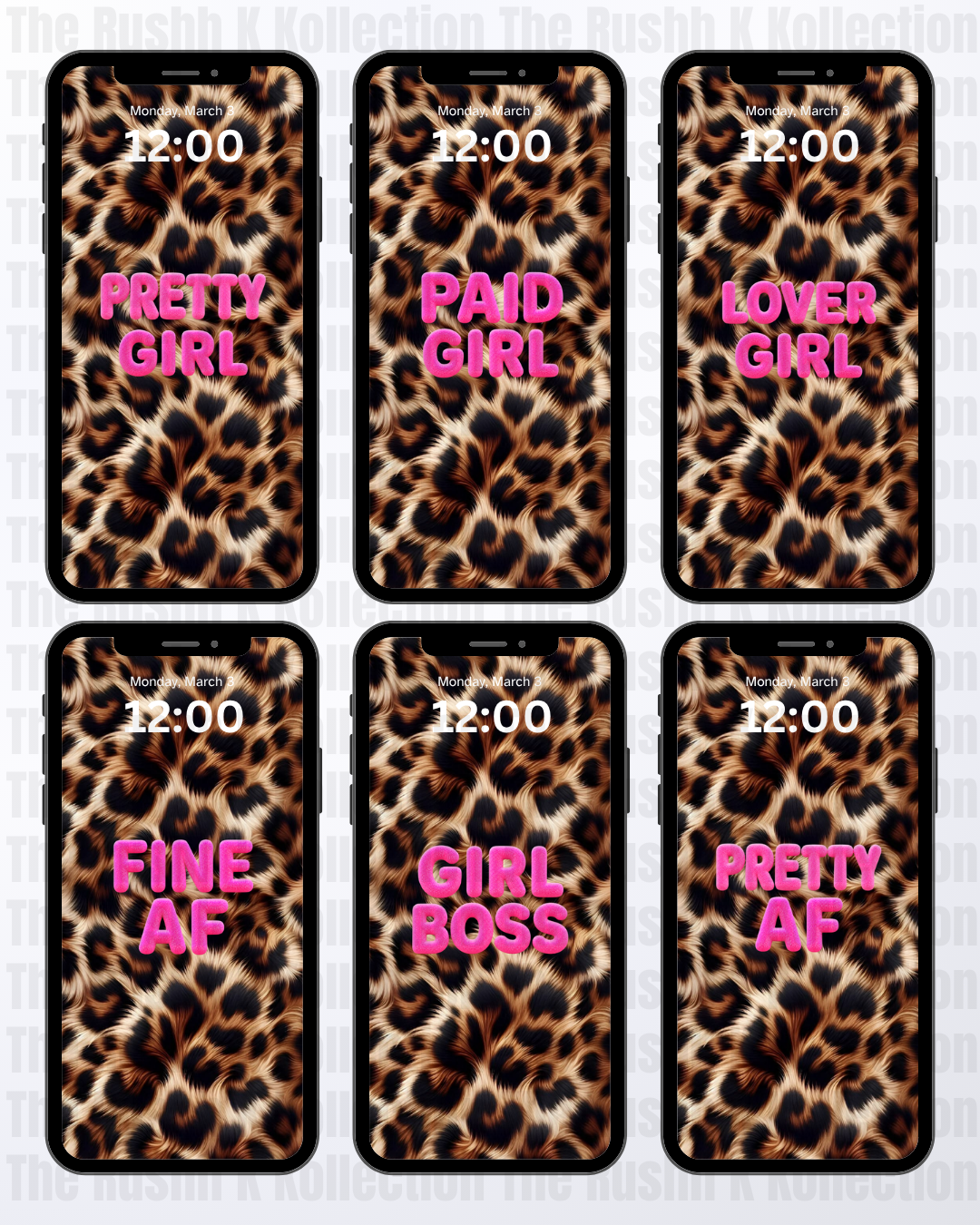 Leopard Luxe - Phone Wallpapers (13-Pack)