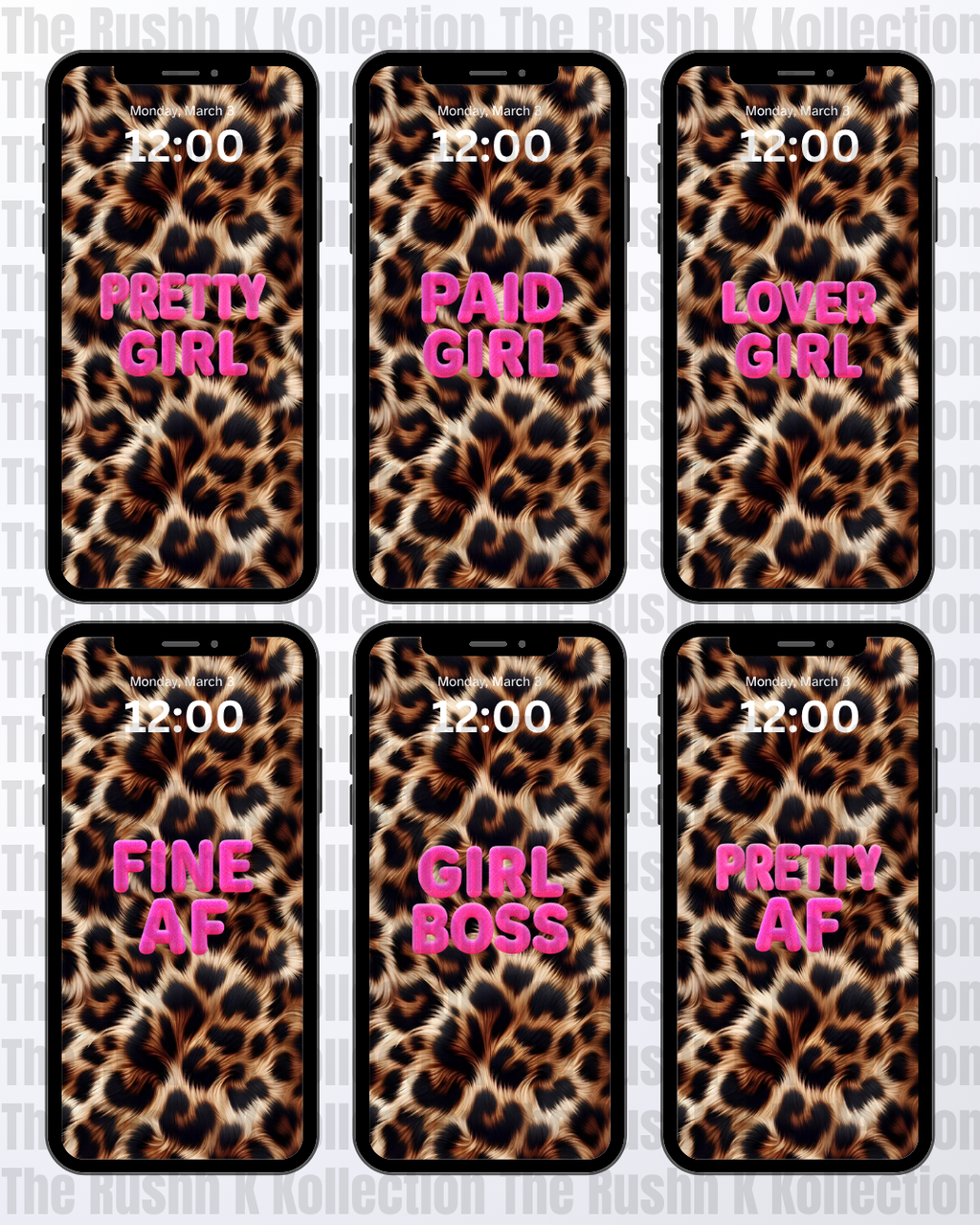 Leopard Luxe - Phone Wallpapers (13-Pack)