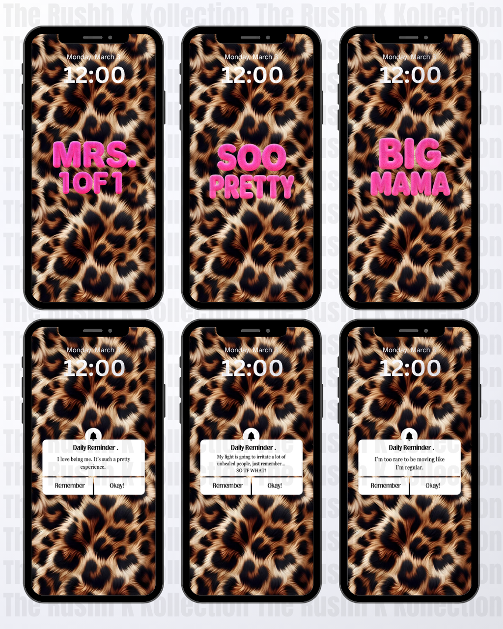 Leopard Luxe - Phone Wallpapers (13-Pack)