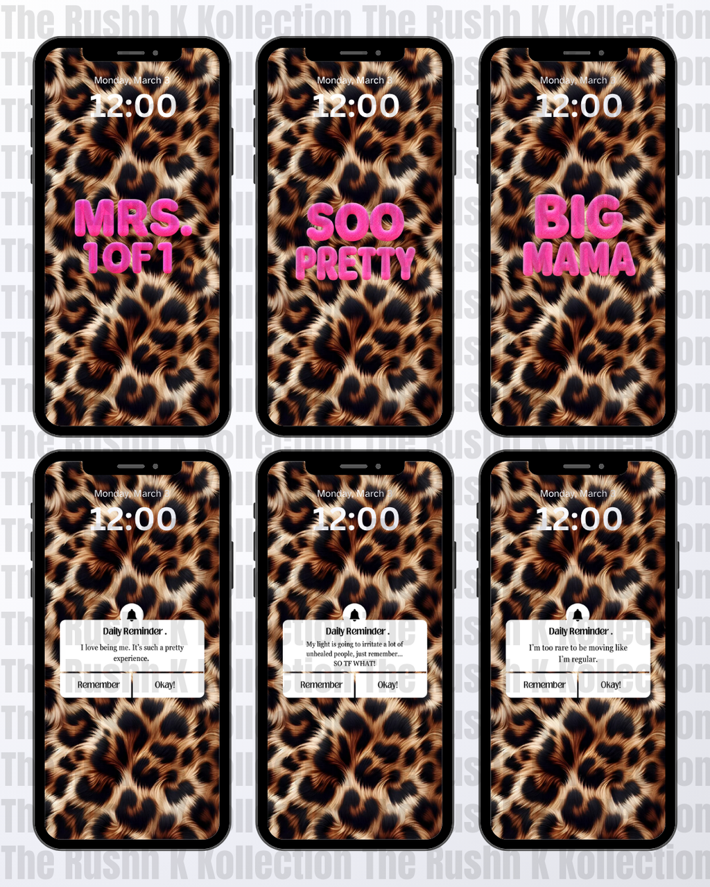 Leopard Luxe - Phone Wallpapers (13-Pack)