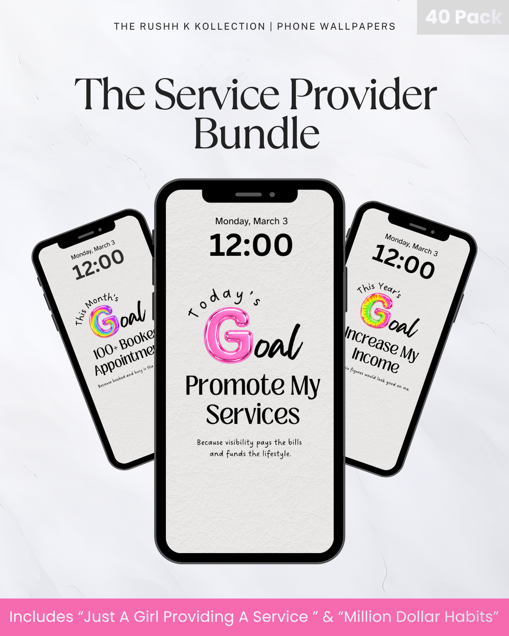 The Service Provider Bundle - Phone Wallpapers (40-Pack)