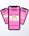 Mrs. Obsessed With Pink - Phone Wallpapers (13-Pack)