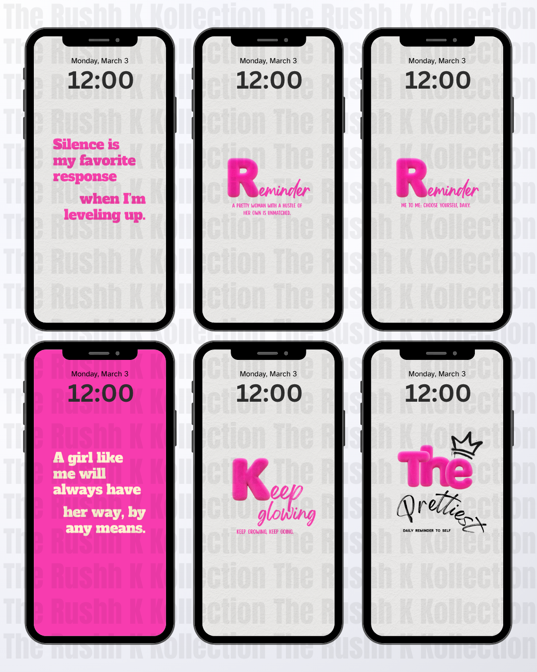 The Pink Soft Life Bundle - Phone Wallpapers (39-Pack)