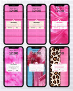 Ms. Obsessedwithpink Phone Wallpapers – Bossgirlx Screens™ (13-Pack)