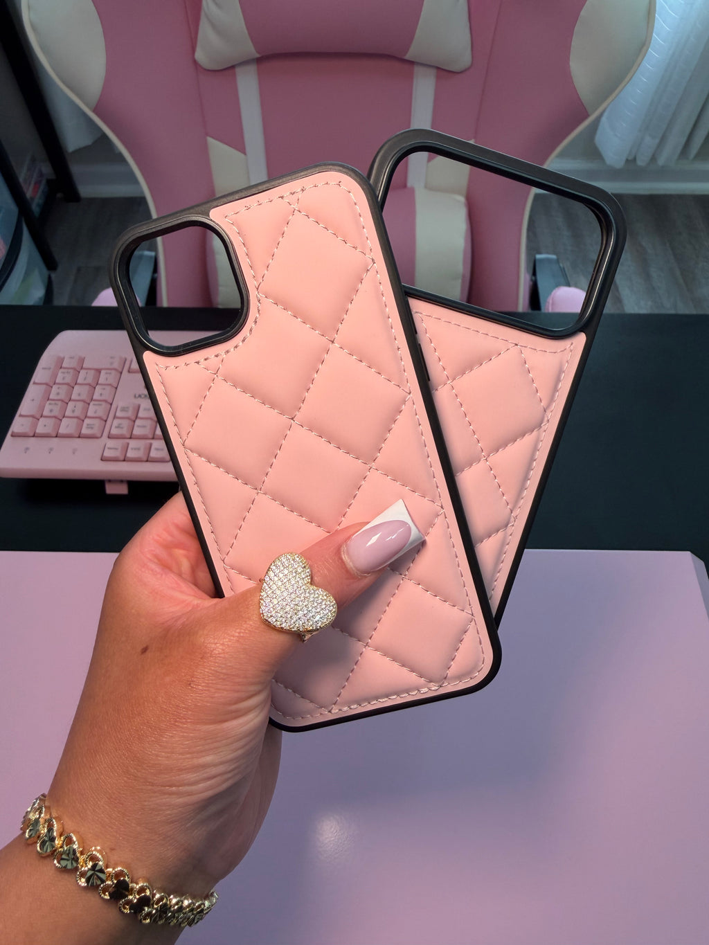 Boujee Girl Phone Case Pink