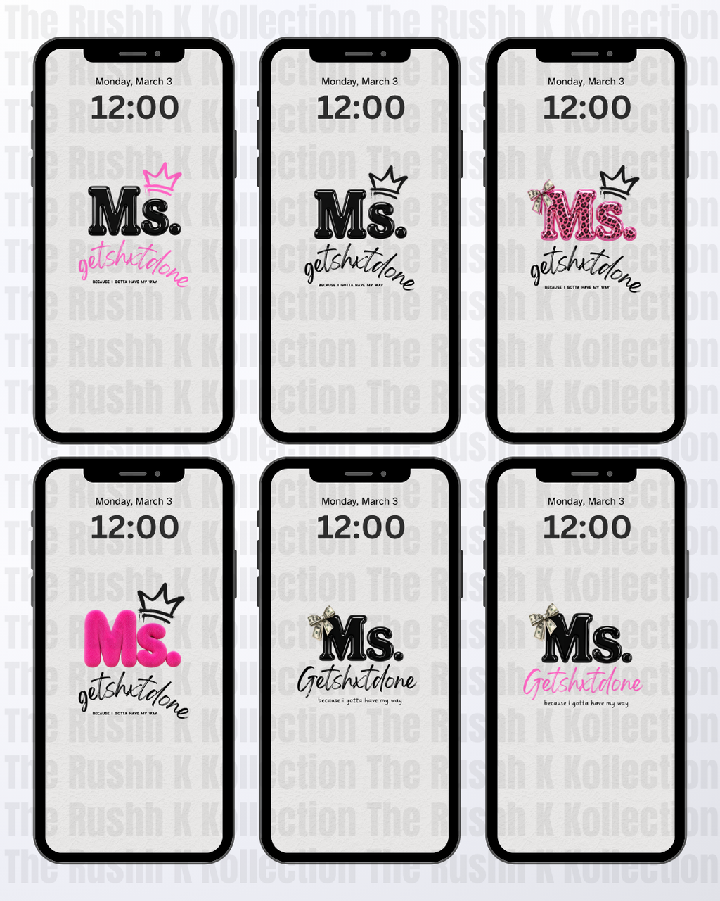 Girl, Pop Yo Shxt Phone Wallpapers – Bossgirlx Screens™ (13-Pack)