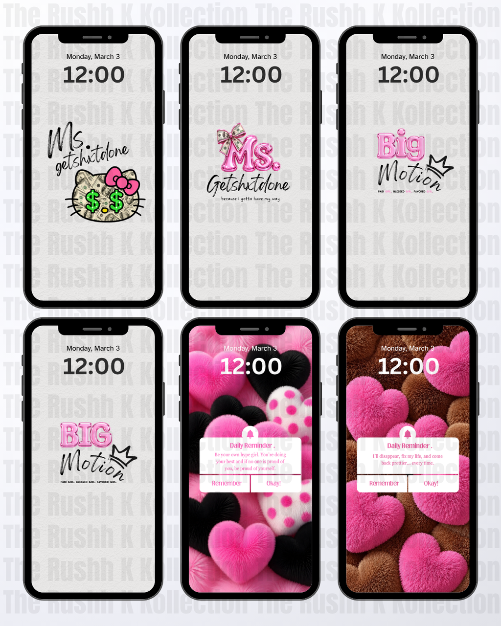 Girl, Pop Yo Shxt Phone Wallpapers – Bossgirlx Screens™ (13-Pack)