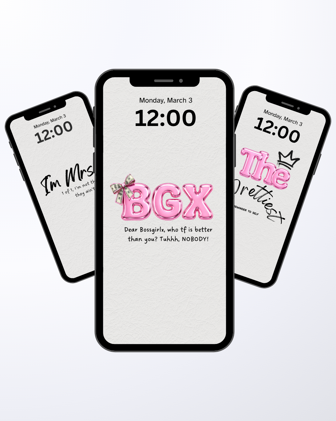For The Bossgirlsx Phone Wallpapers – Bossgirlx Screens™ (13-Pack)