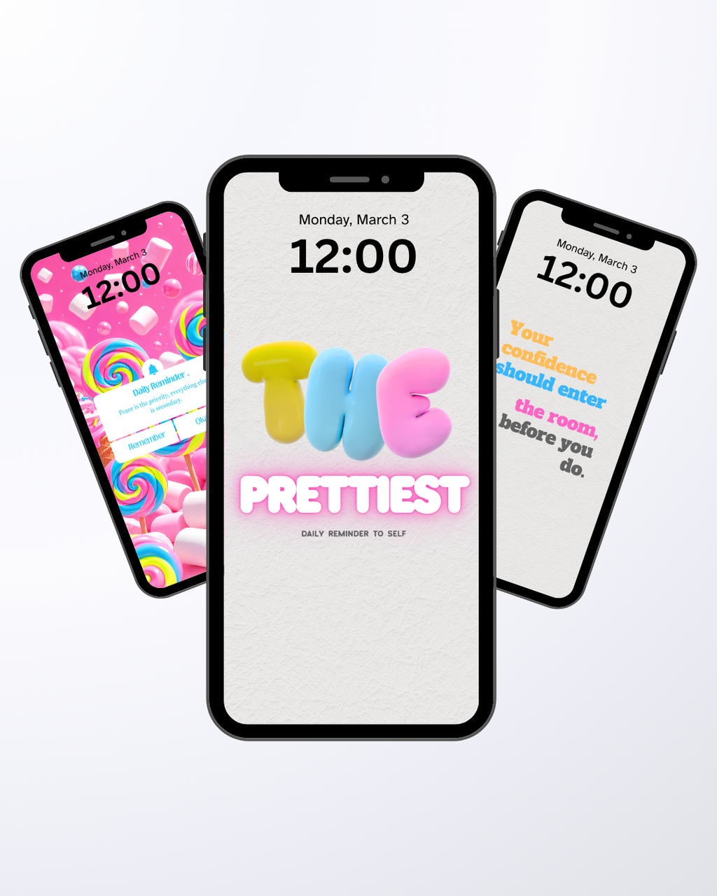 Candy Coated Confidence - Phone Wallpapers (13-Pack)