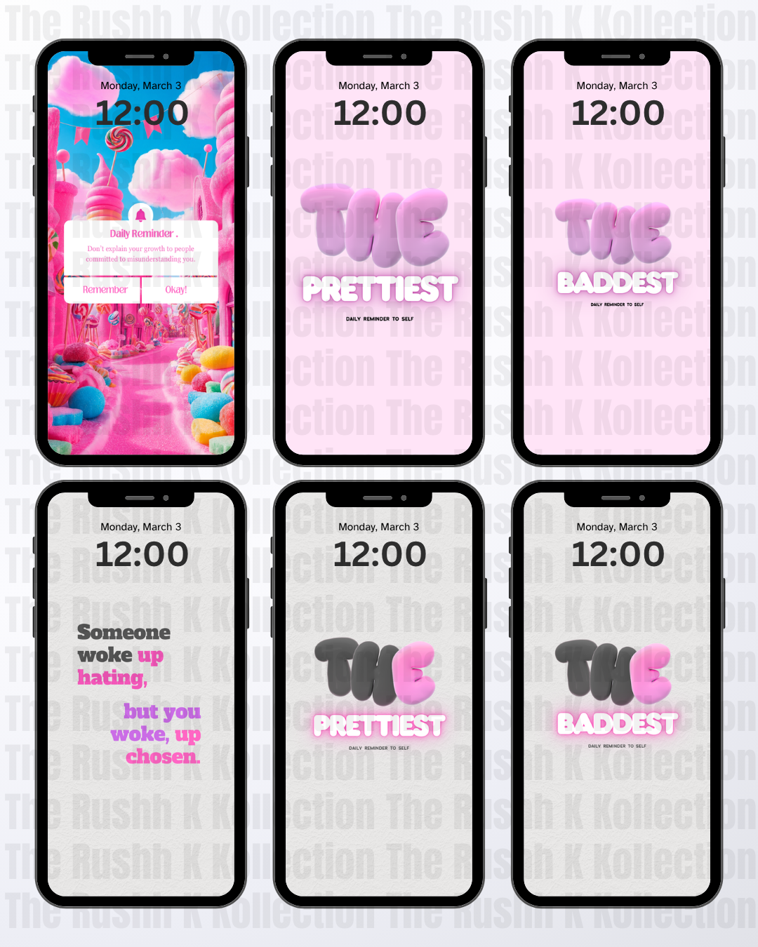 The Pink Soft Life Bundle - Phone Wallpapers (39-Pack)