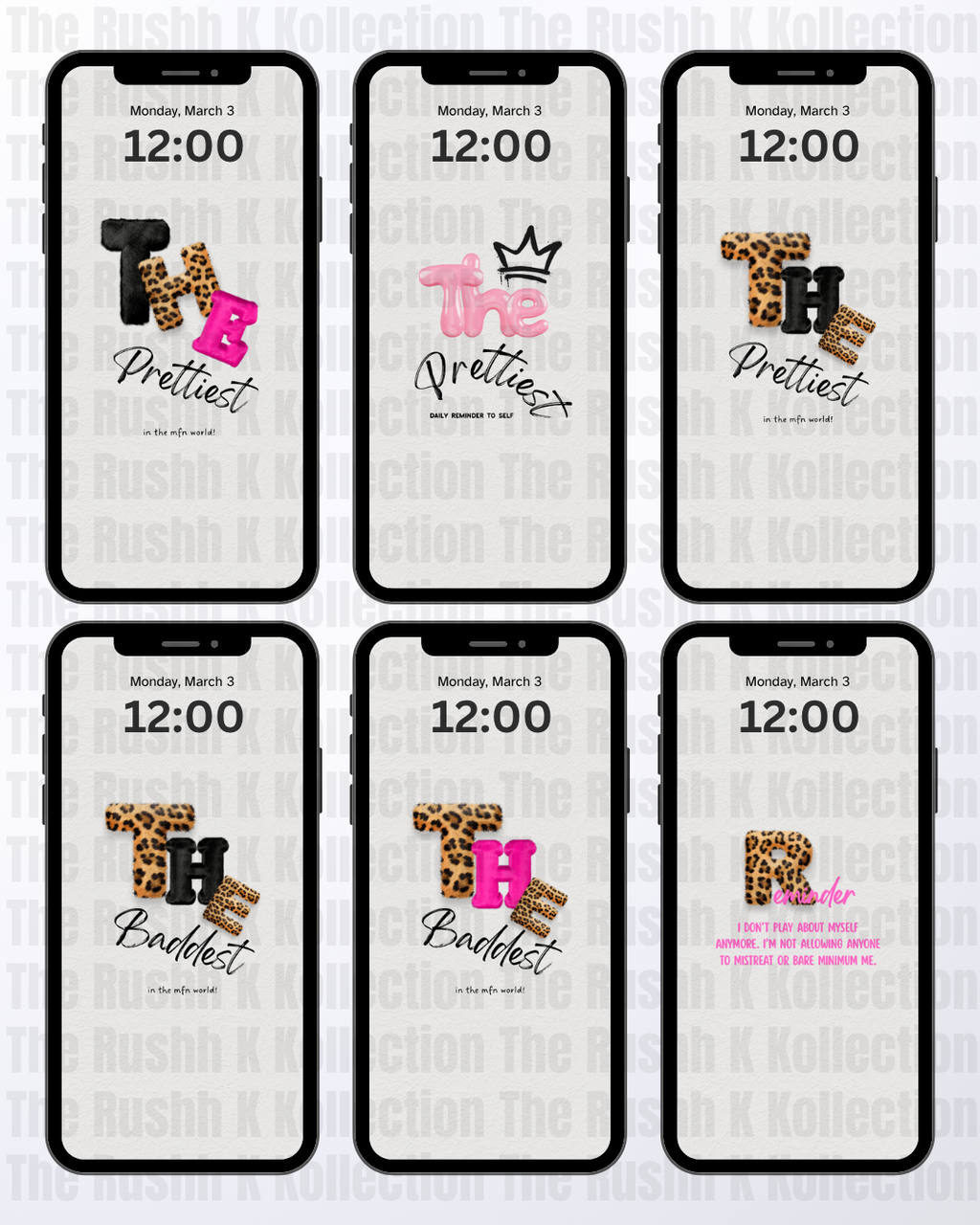 Pretty Self Love - Phone Wallpapers (13-Pack)