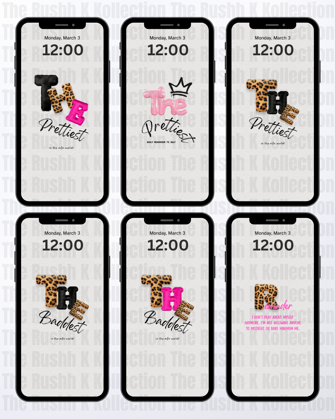 Pretty Self Love - Phone Wallpapers (13-Pack)