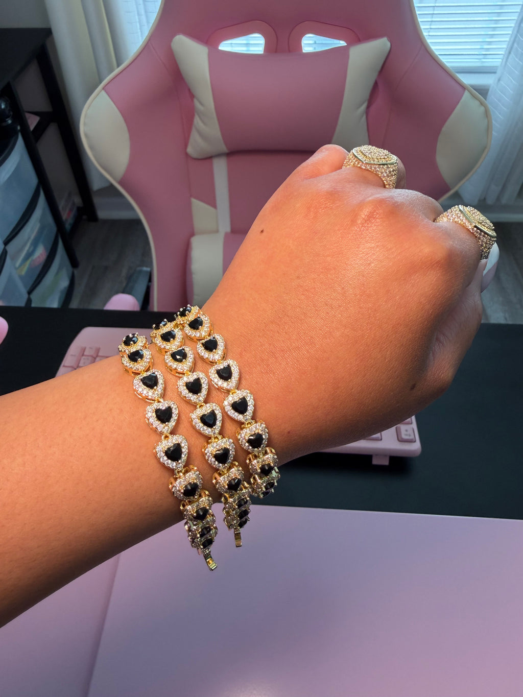 Black Rich Girl Romance Bracelet