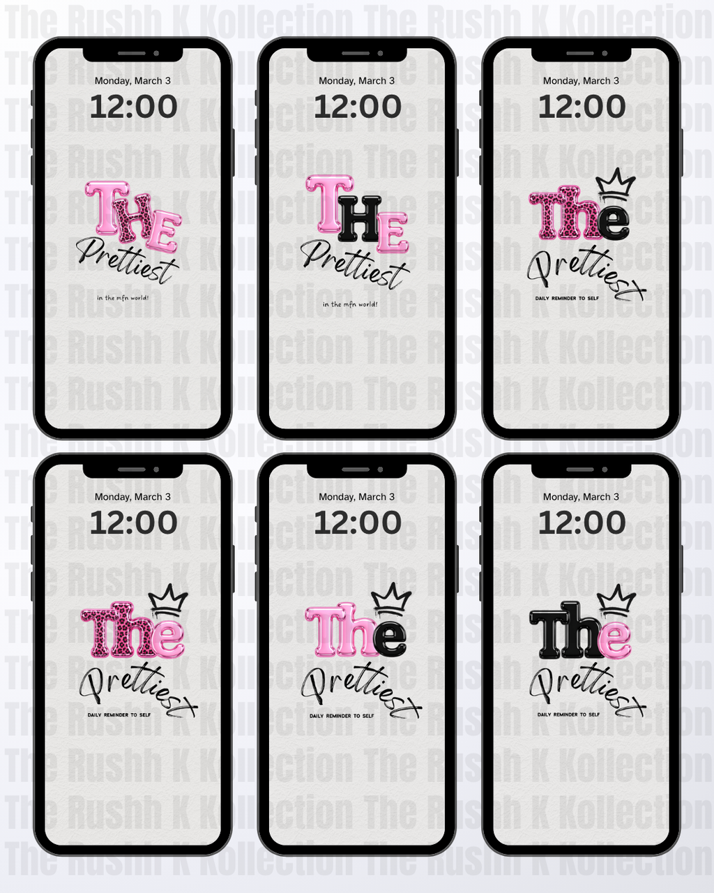 The Prettiest In The MFN World Phone Wallpapers – Bossgirlx Screens™ (13-Pack)