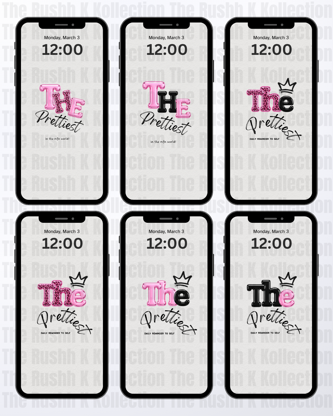 The Prettiest In The MFN World Phone Wallpapers – Bossgirlx Screens™ (13-Pack)