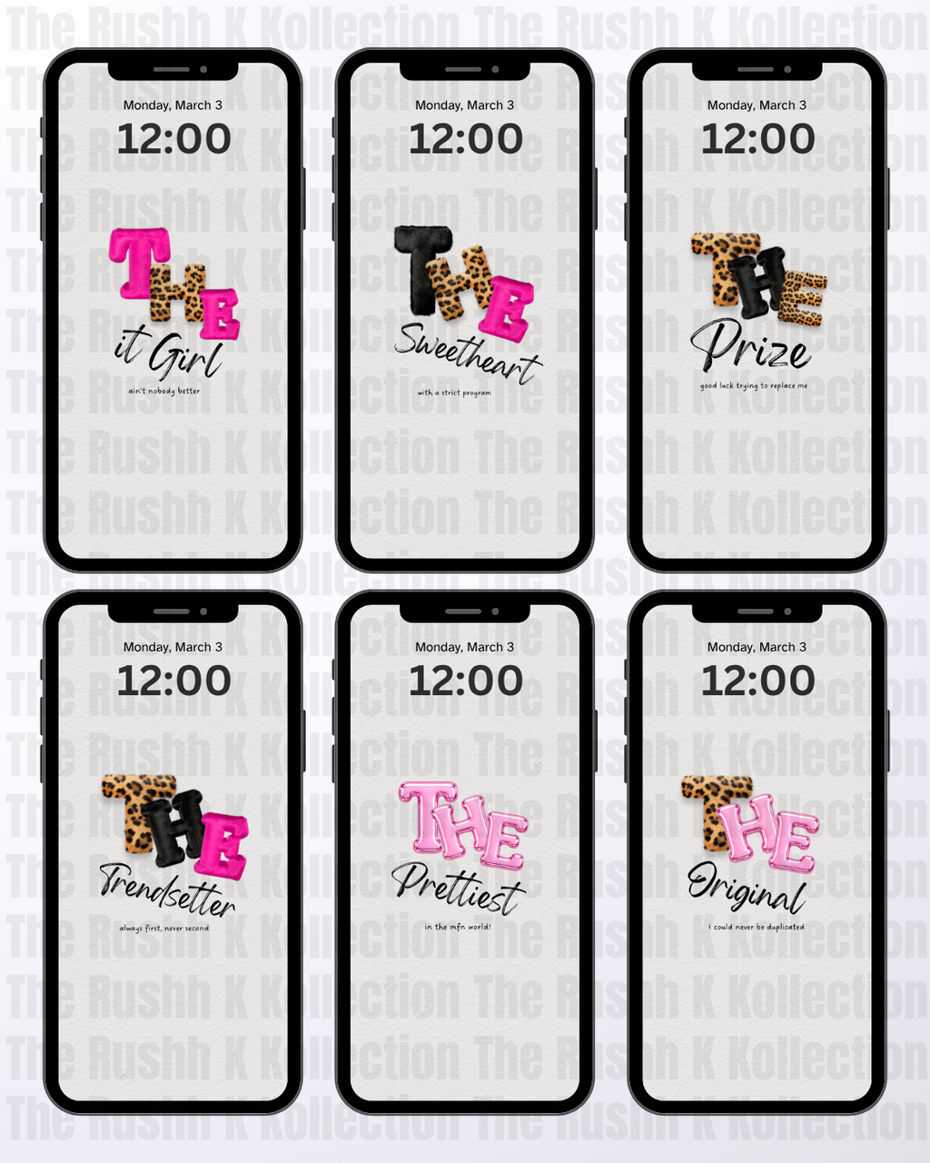 Nothing Basic About Her - Phone Wallpapers (13-Pack)