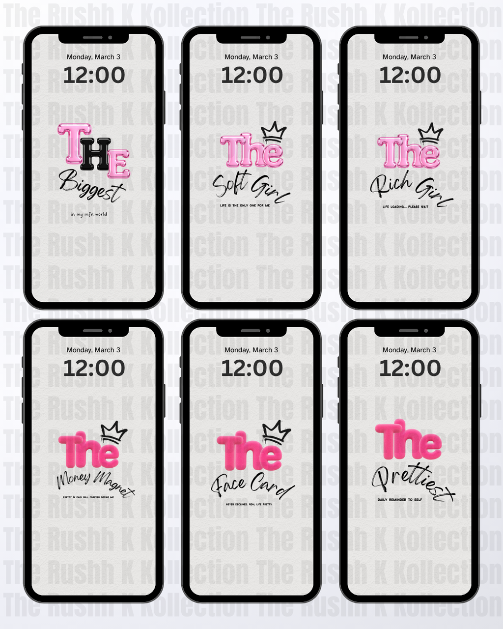 Nothing Basic About Her - Phone Wallpapers (13-Pack)