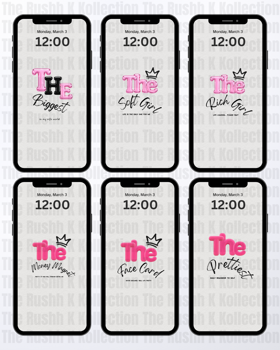 Nothing Basic About Her - Phone Wallpapers (13-Pack)