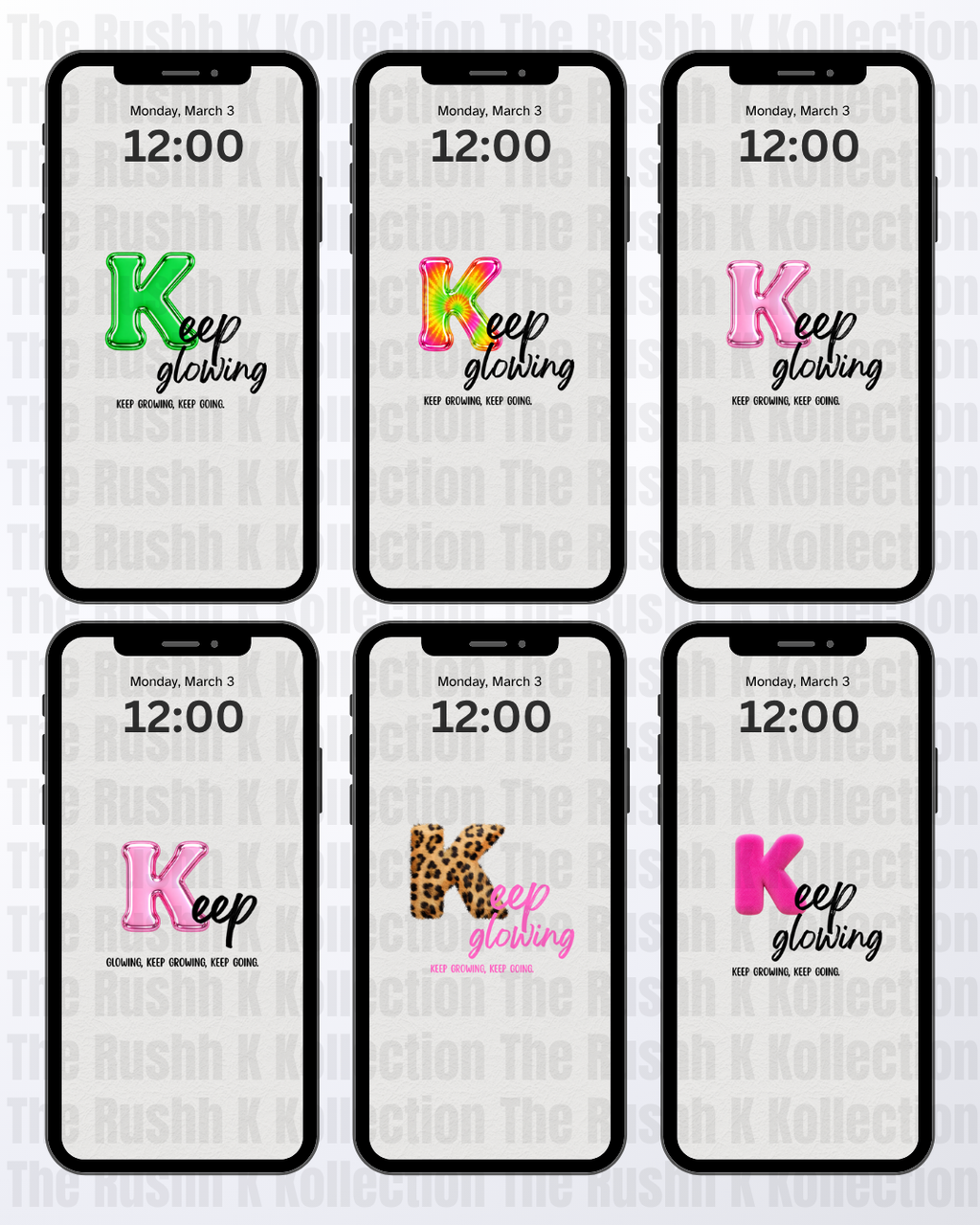 A Girl’s Daily Reminder Bundle - Phone Wallpapers (46-Pack)