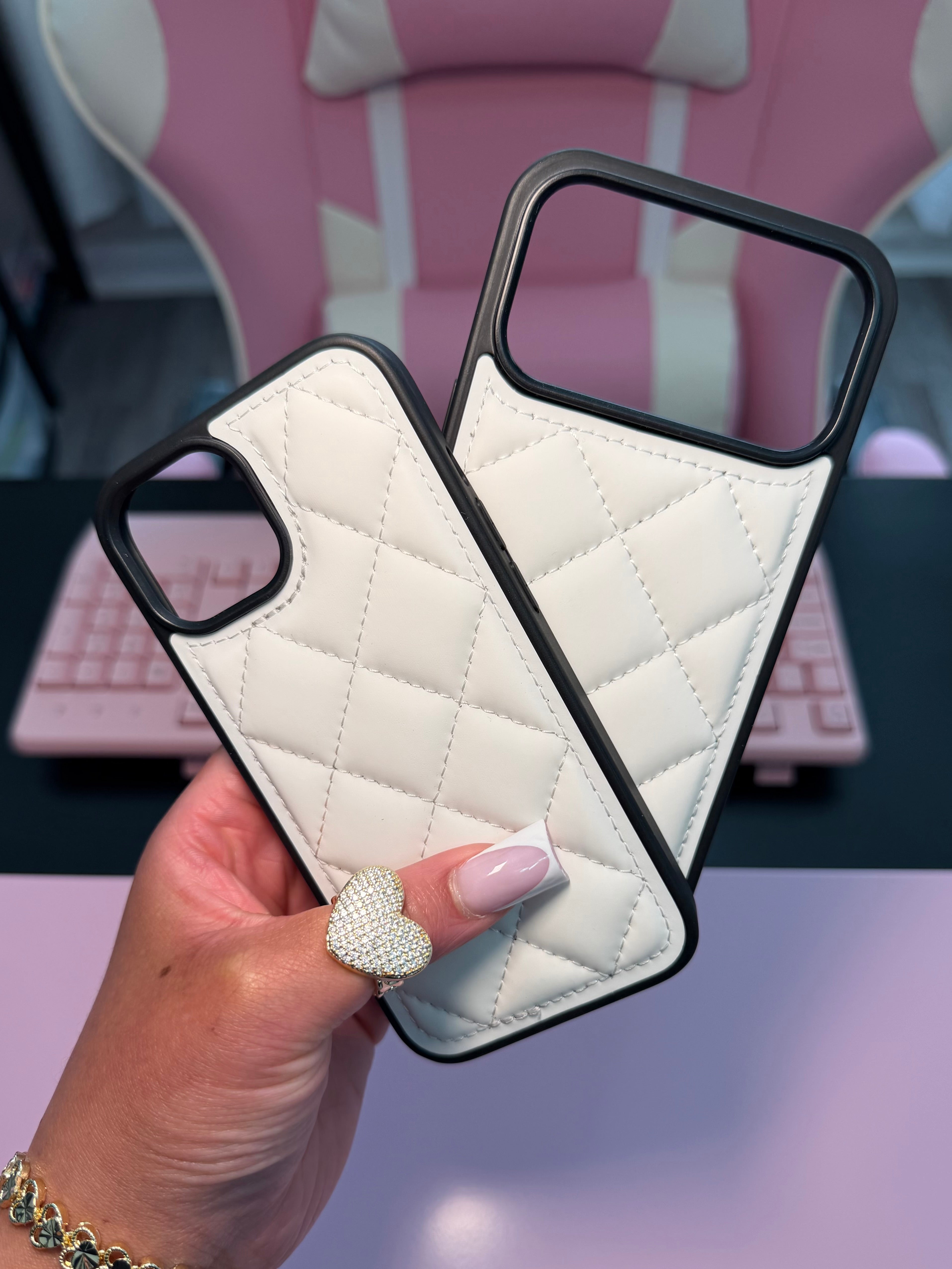 Boujee Girl Phone Case - White