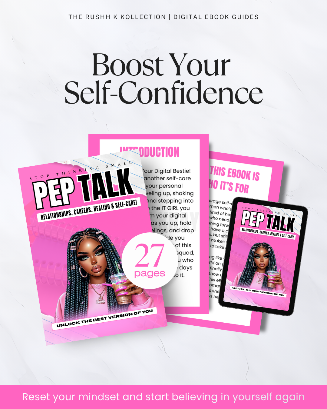 Stop Thinking Small: Pep Talk Guide + Workbook