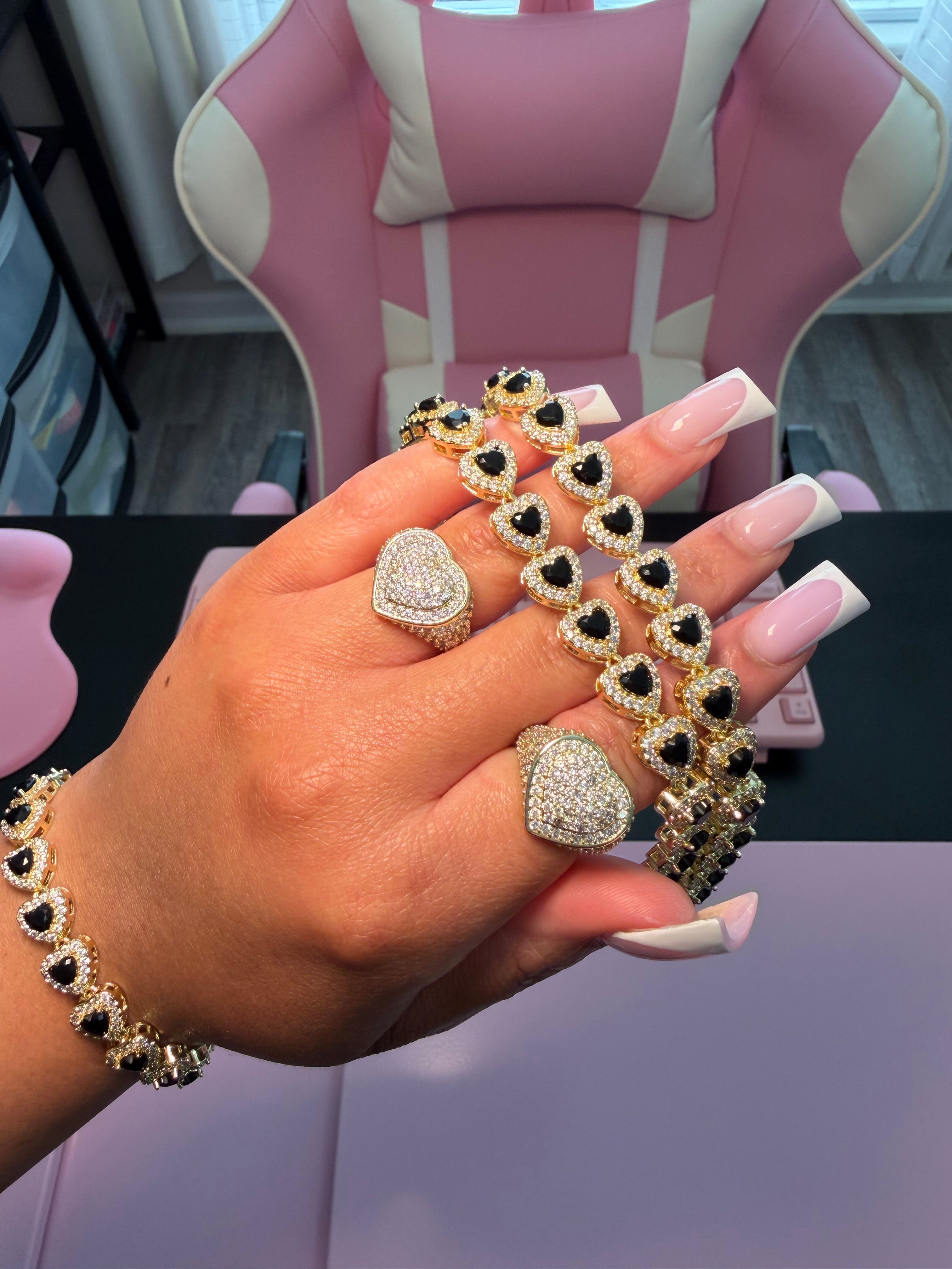 Black Rich Girl Romance Bracelet