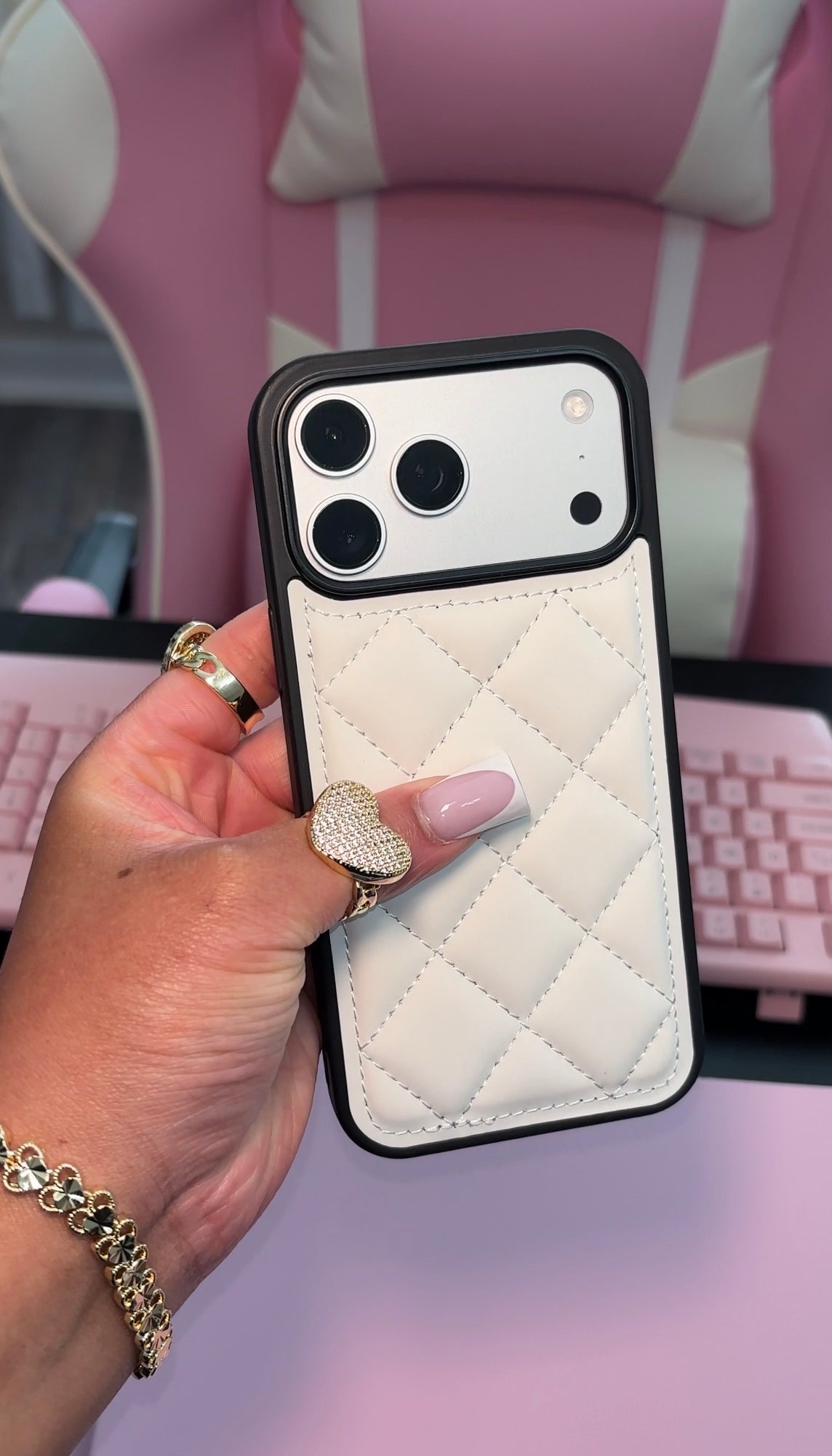 Boujee Girl Phone Case White
