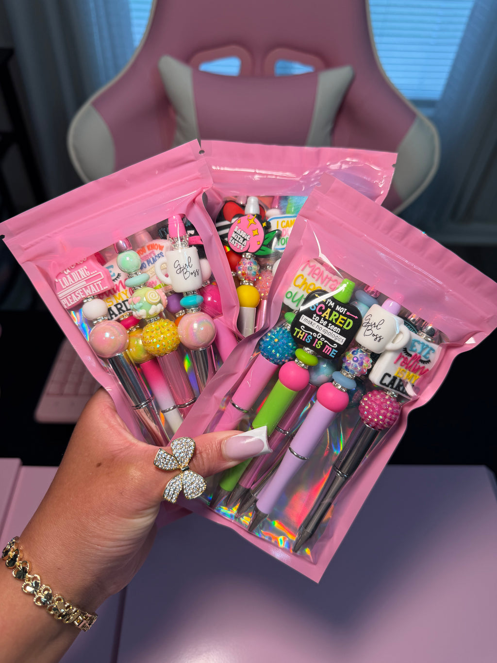 Pretty Girl Essentials™ 6-Pack Beaded Pens